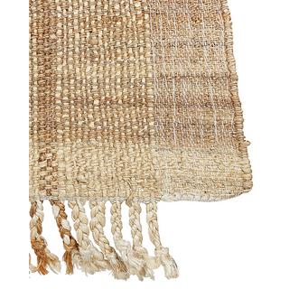 Beliani Teppich aus Jute Boho KARKIN  