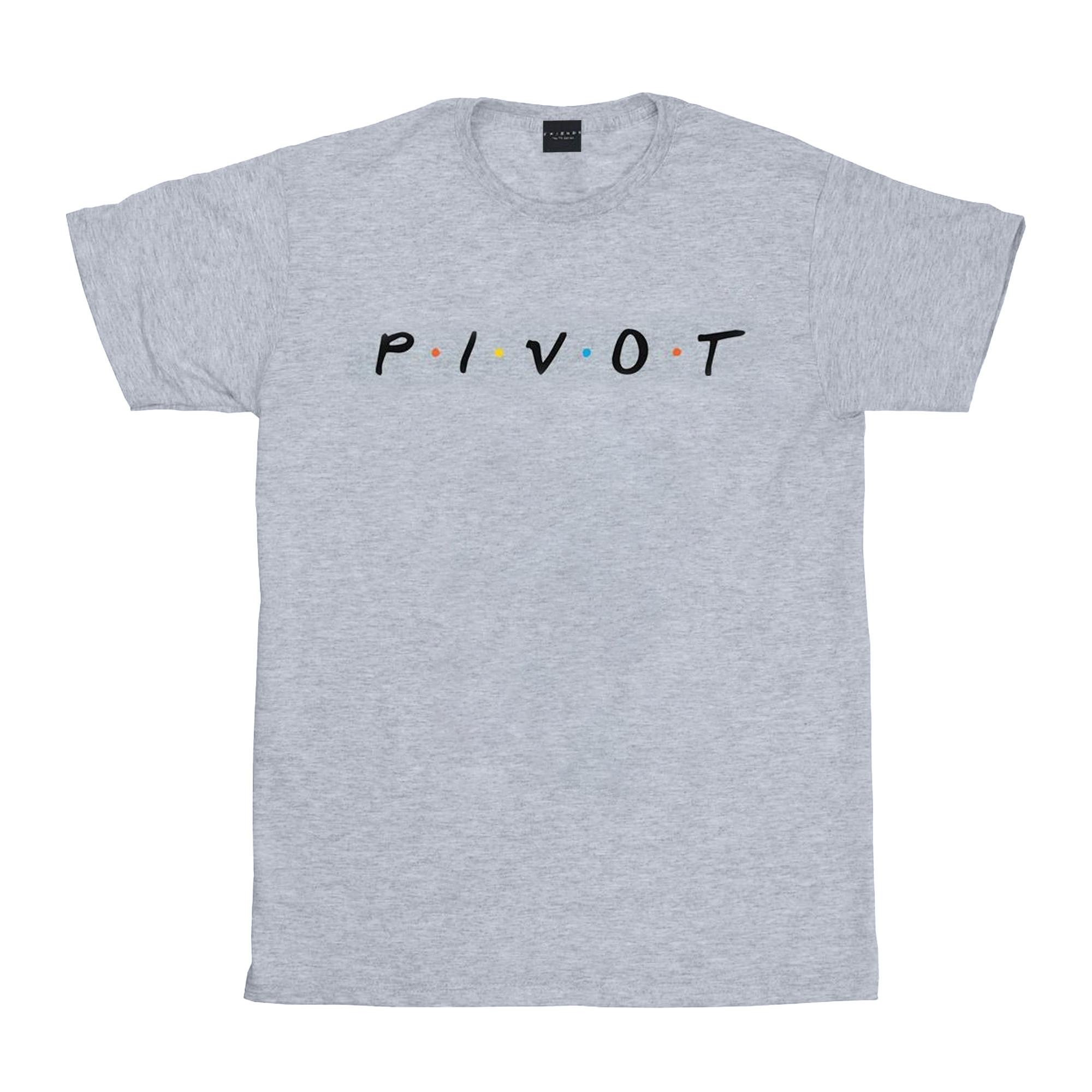 Image of Pivot Logo Tshirt Jungen Grau 152-158