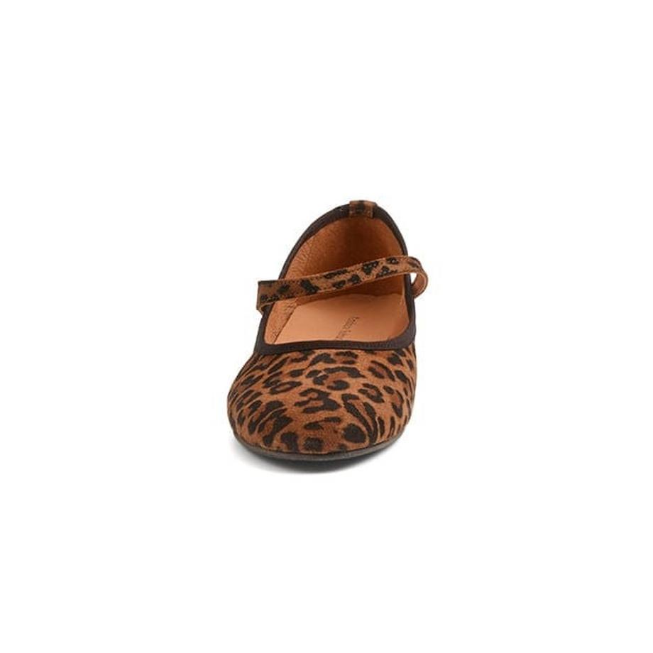 Andrea Sabatini Leopardato Leopard Print Mary Jane Flats  
