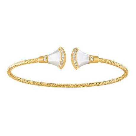 Charles Garnier  Goldenes Silberarmband 