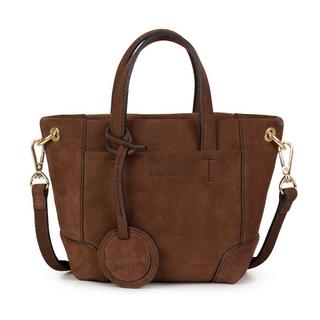 Kate Lee  Petit sac porté bandoulière en cuir Tane V chocolat 