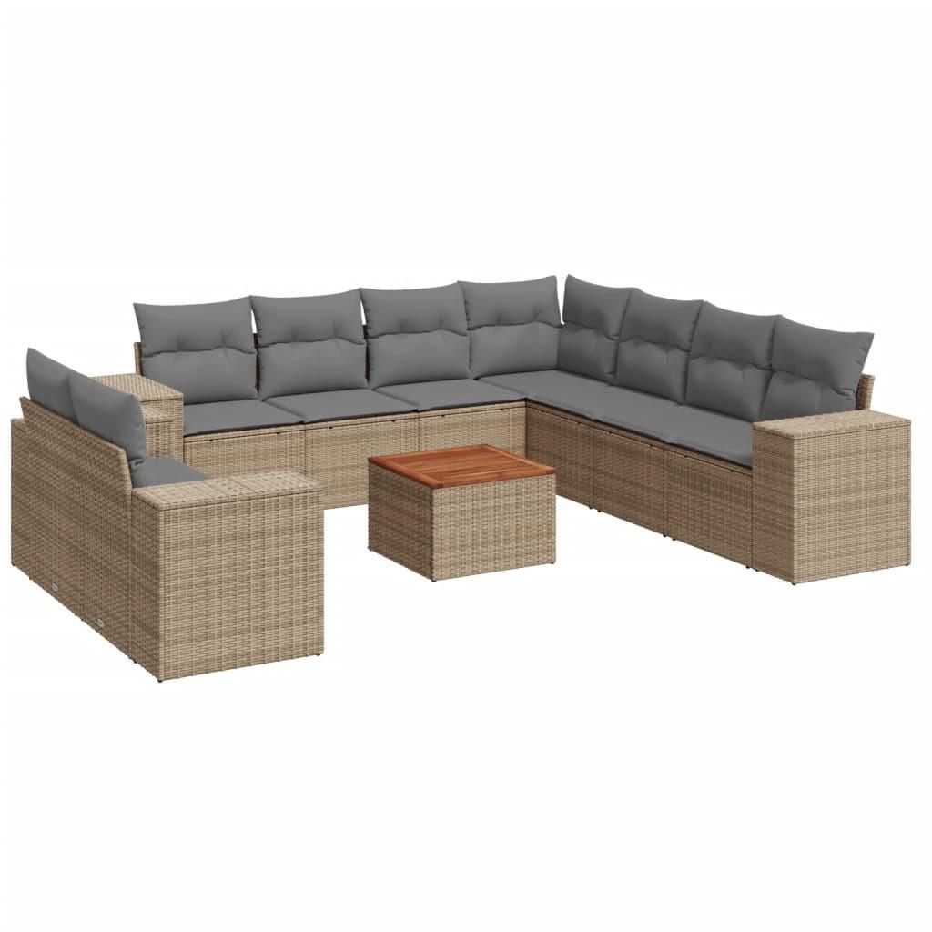 VidaXL Garten sofagarnitur poly-rattan  