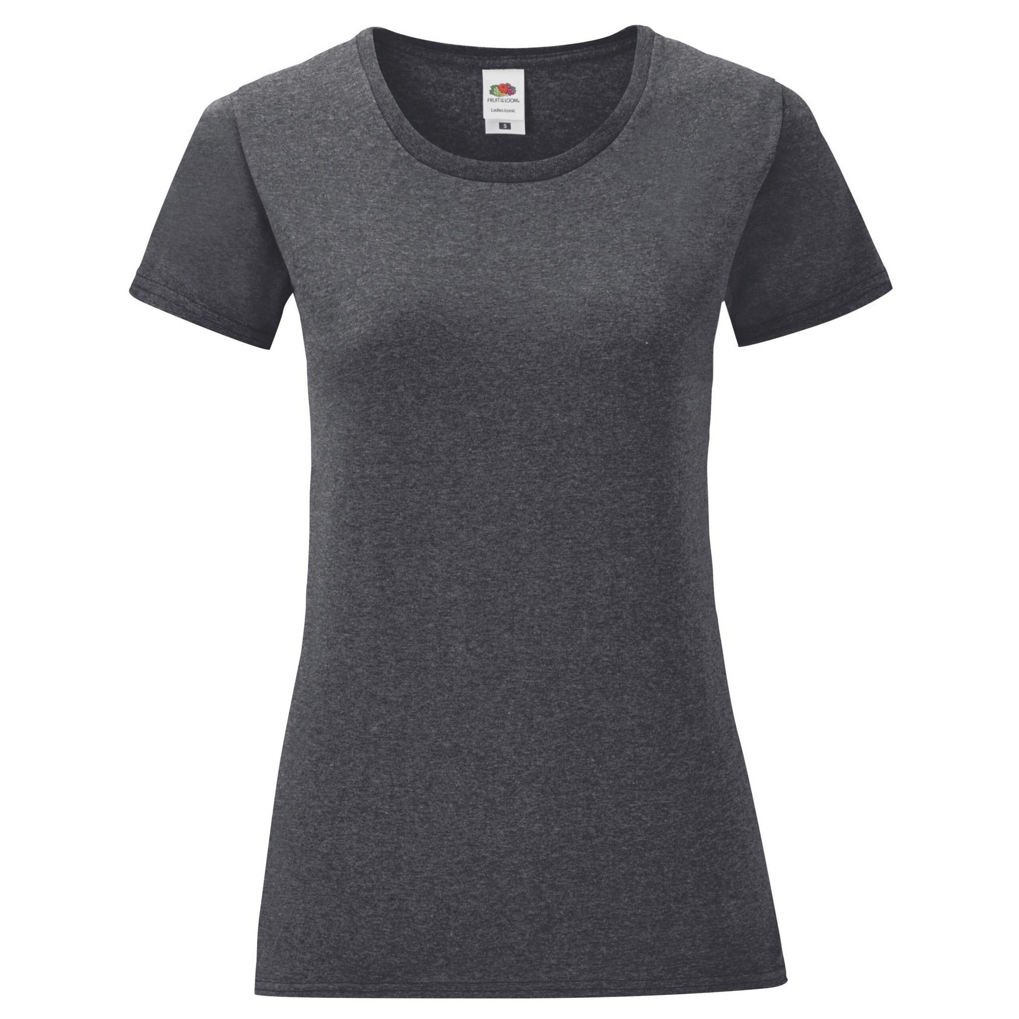 Image of Iconic Tshirt Damen Grau 36