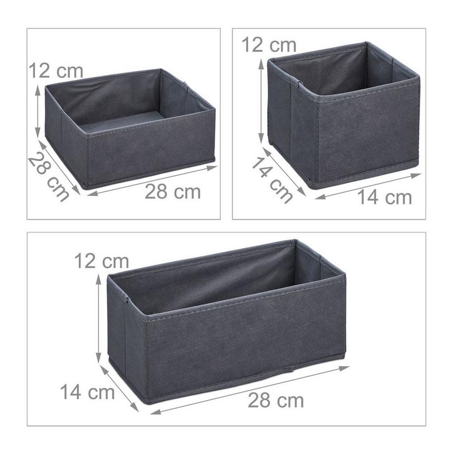 B2X Set di 6 divisori per cassetti  