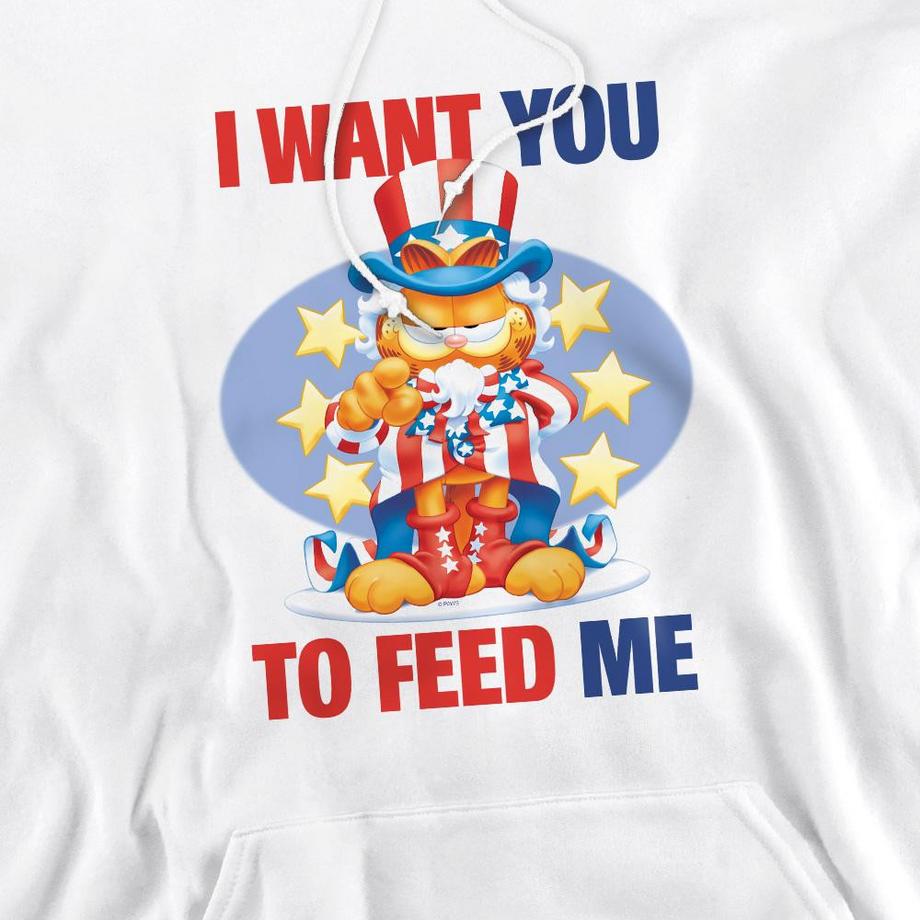 Garfield I Want You Felpa con Cappuccio  