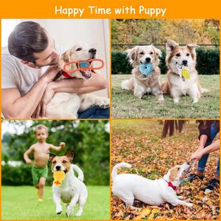 Activity-board  Lot de 8 Cordes pour Chien en Peluche Grinçantes, Jouet pour Chiot, Petits Chiots, Lavables, en Coton Naturel et Non Toxiques 