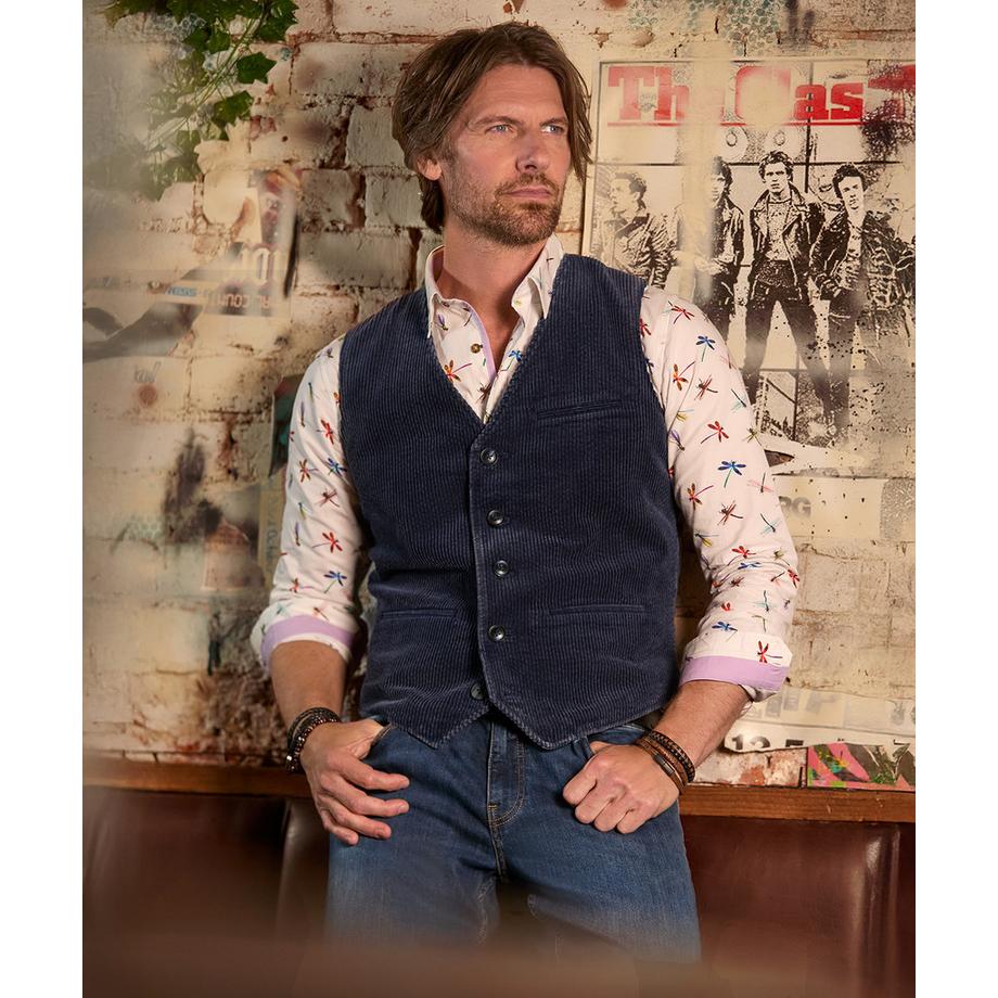 Joe Browns Stilvolle Cord-Vorderseite-Weste  