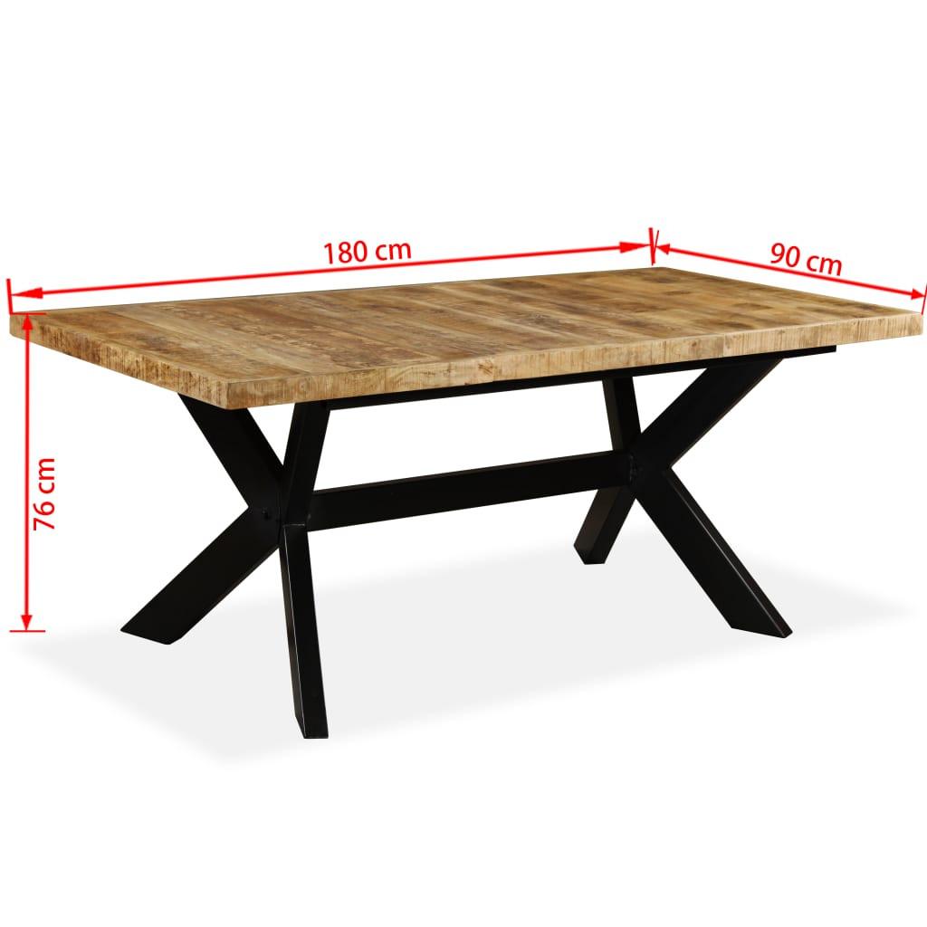 VidaXL Table à manger bois  