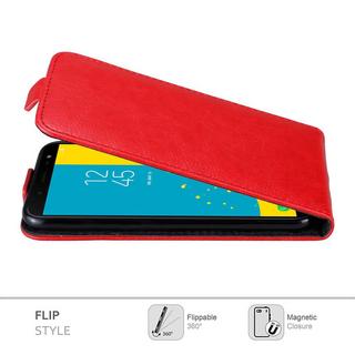 Cadorabo  Housse compatible avec Samsung Galaxy J6 2018 - Coque de protection au design flip avec fermeture magnétique 