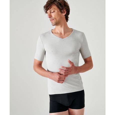 Damart  t-shirt con scoo a v thermoacty 