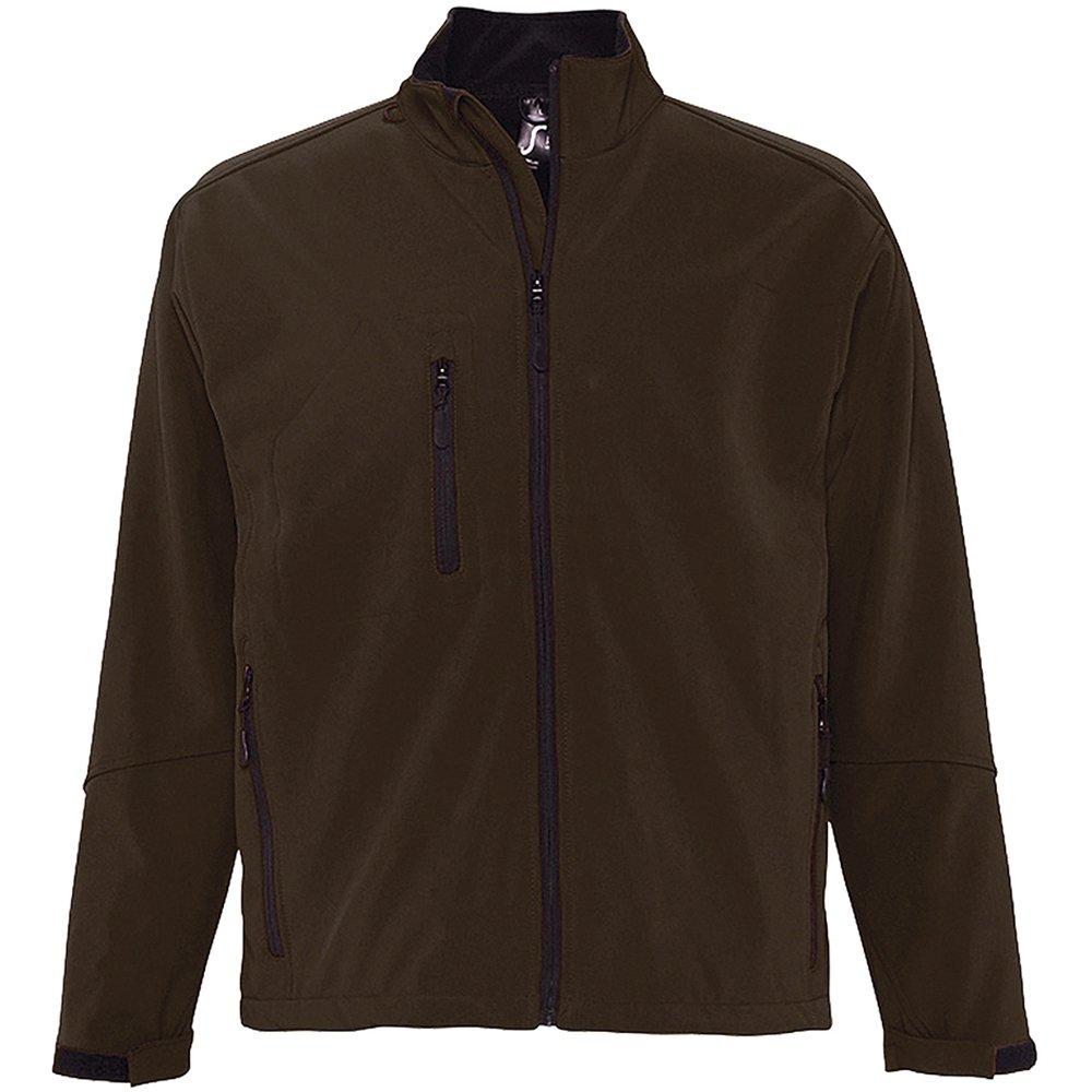 Image of Relax Softshelljacke, Atmungsaktiv, Winddicht, Wasserdicht Herren Kühles Braun XXL