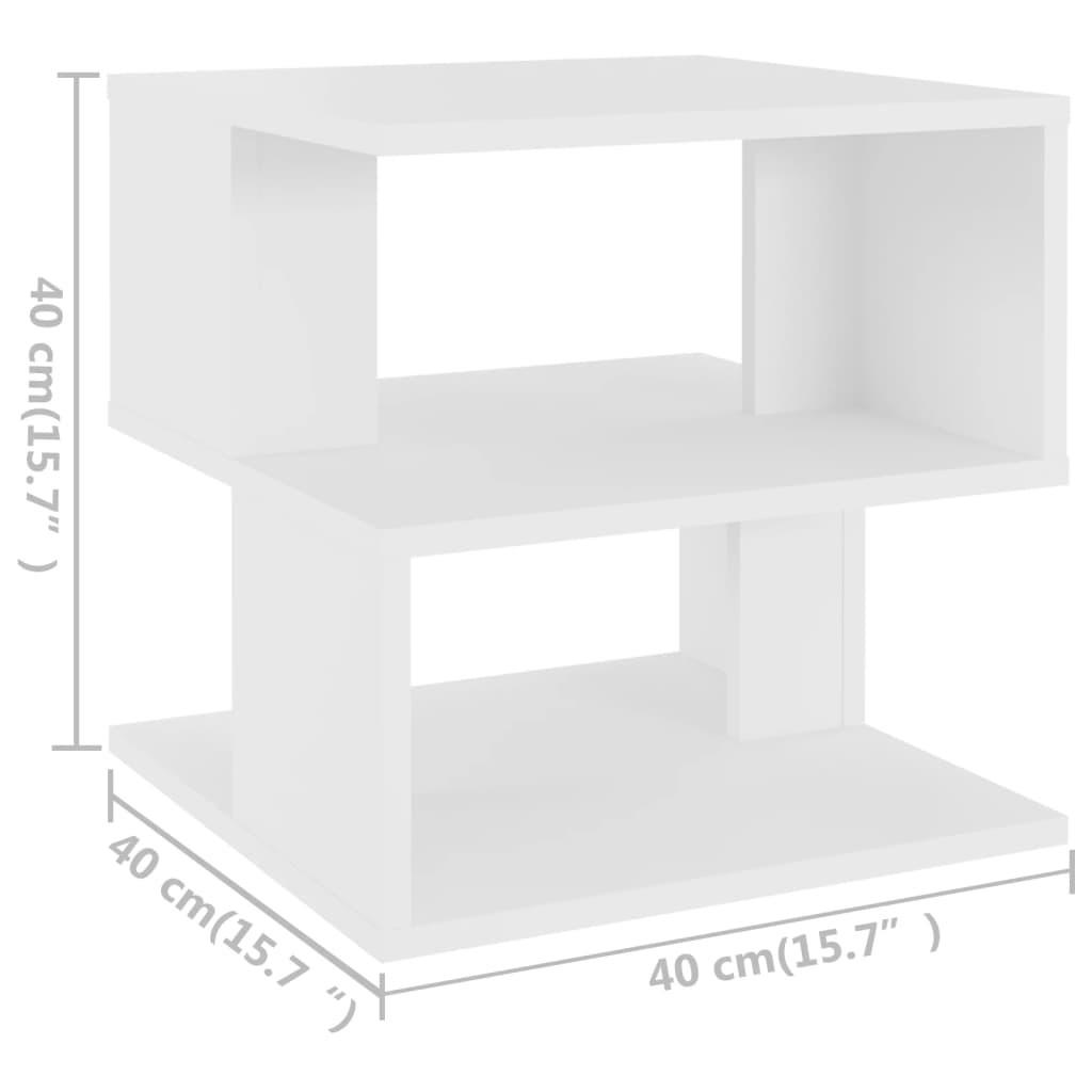 VidaXL Table d'appoint bois d'ingénierie  