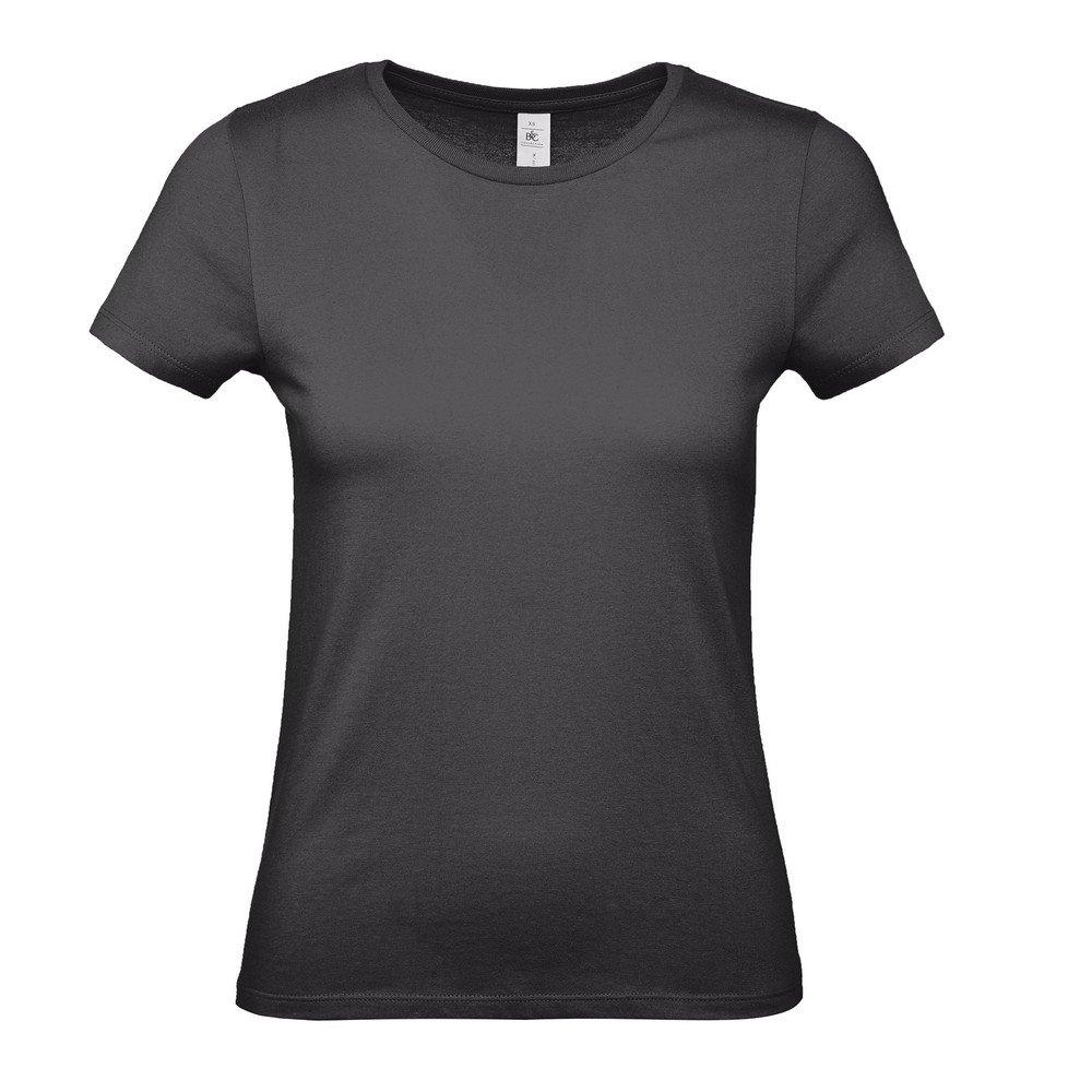 Image of B&c Tshirt #e150 Damen Charcoal Black L