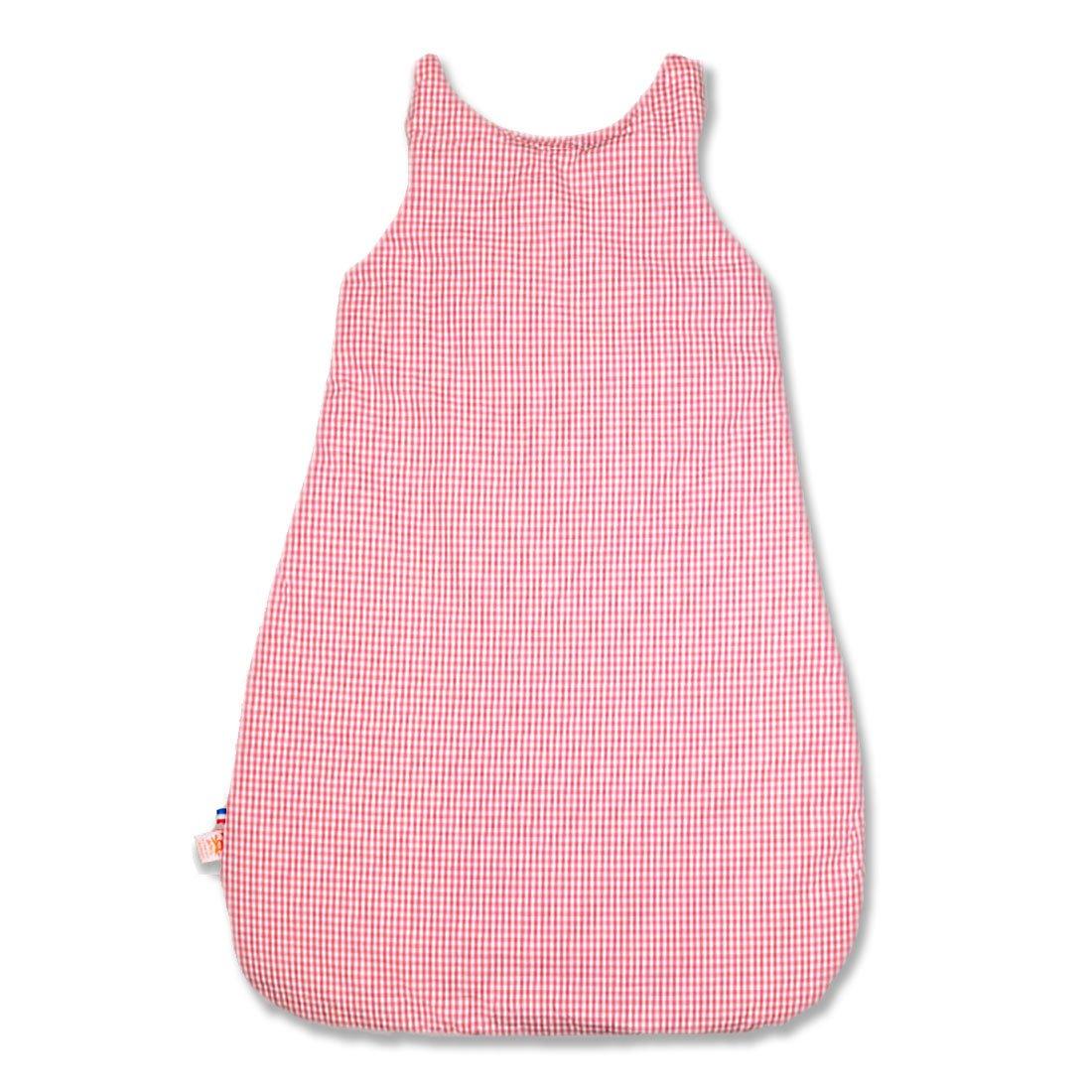 Image of Babyschlafsäcke Winter Aus Bio-baumwolle Vichy Unisex Orange Bedruckt ONE SIZE