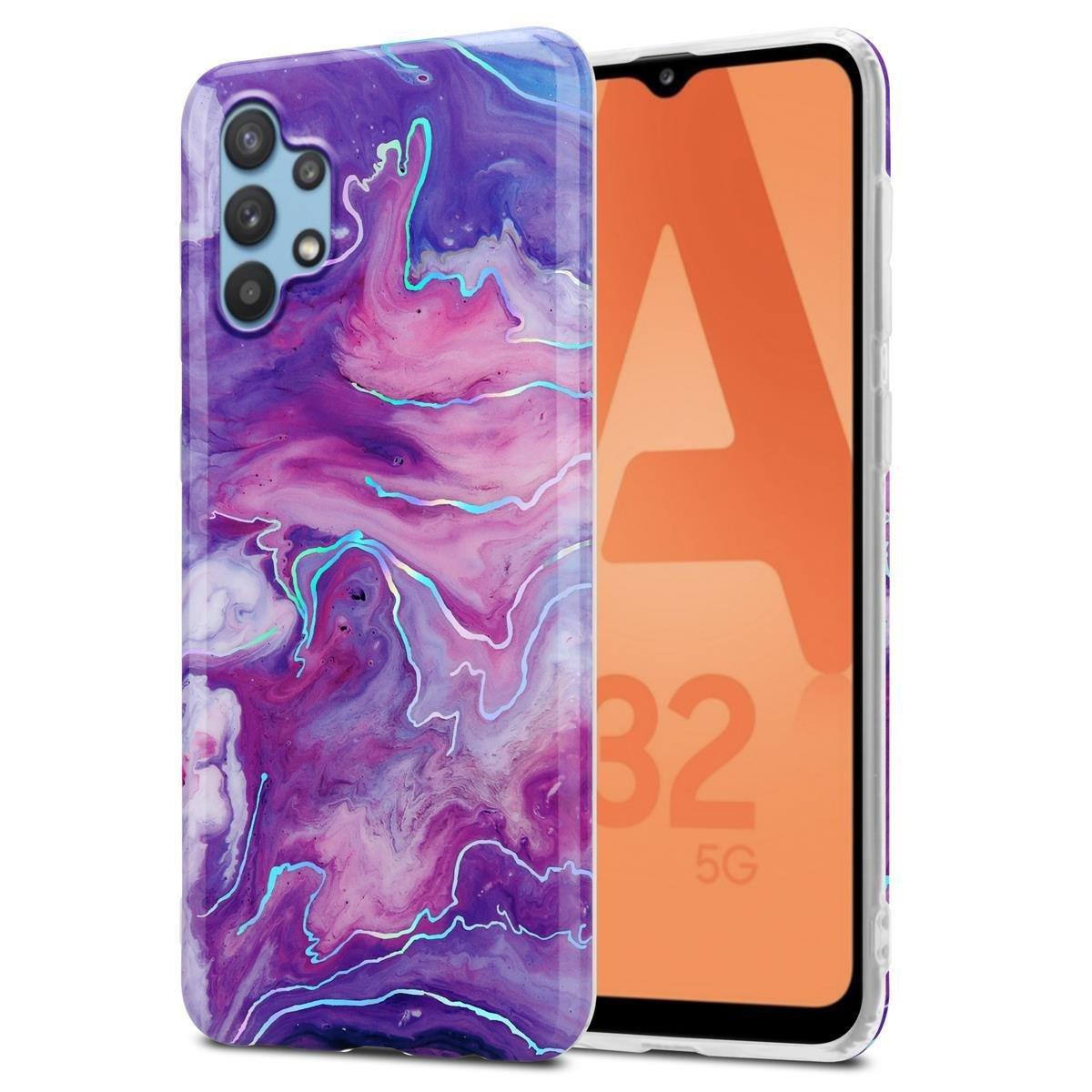 Image of Hülle für Samsung Galaxy A32 5G aus TPU Silikon mit Muster Mosaik