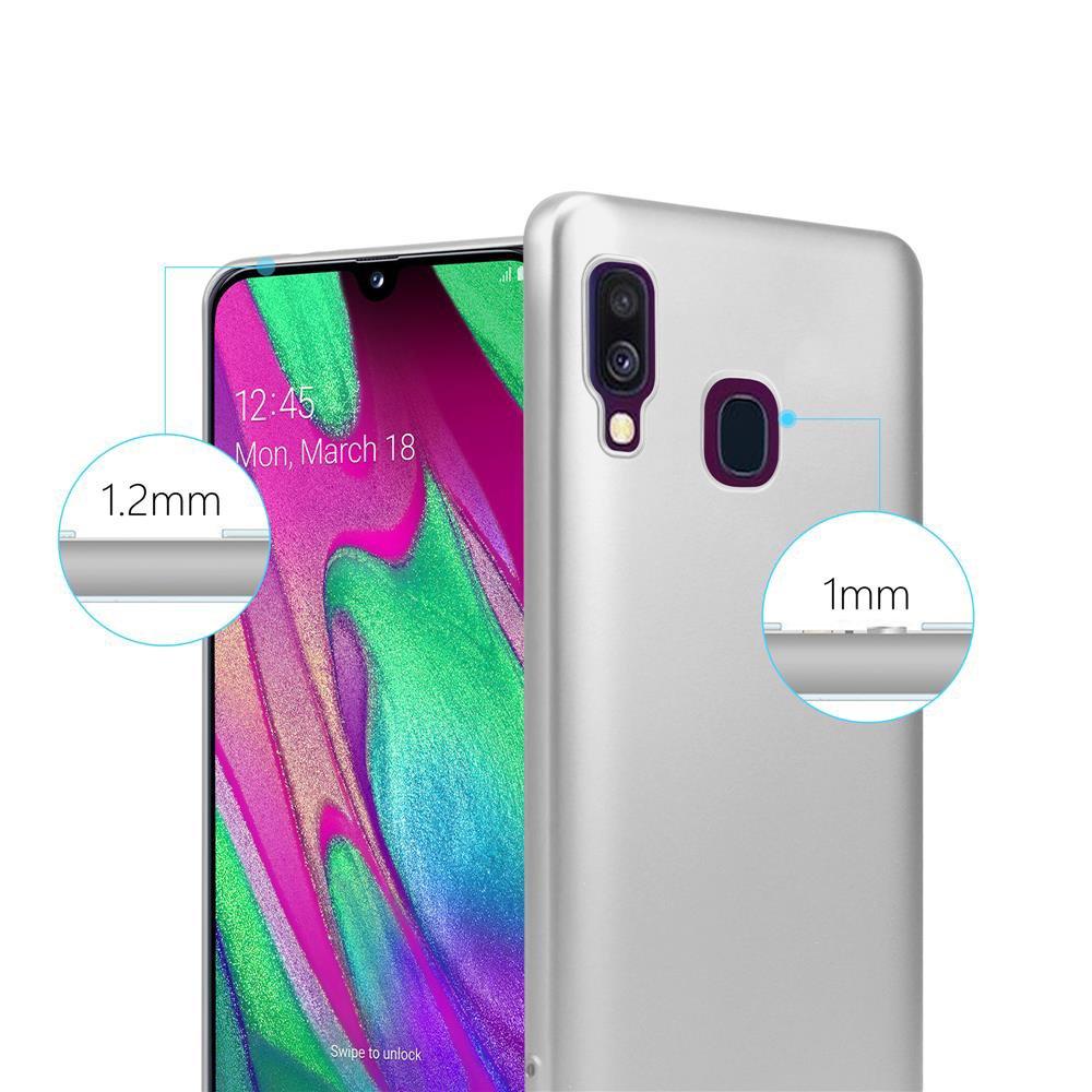 Cadorabo  Housse compatible avec Samsung Galaxy A40 - Coque de protection en silicone TPU flexible 