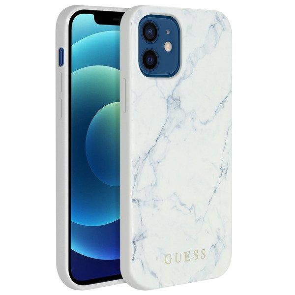 GUESS  Cover Guess per iPhone 12 Mini bianco 