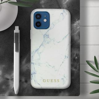 GUESS  Cover Guess per iPhone 12 Mini bianco 