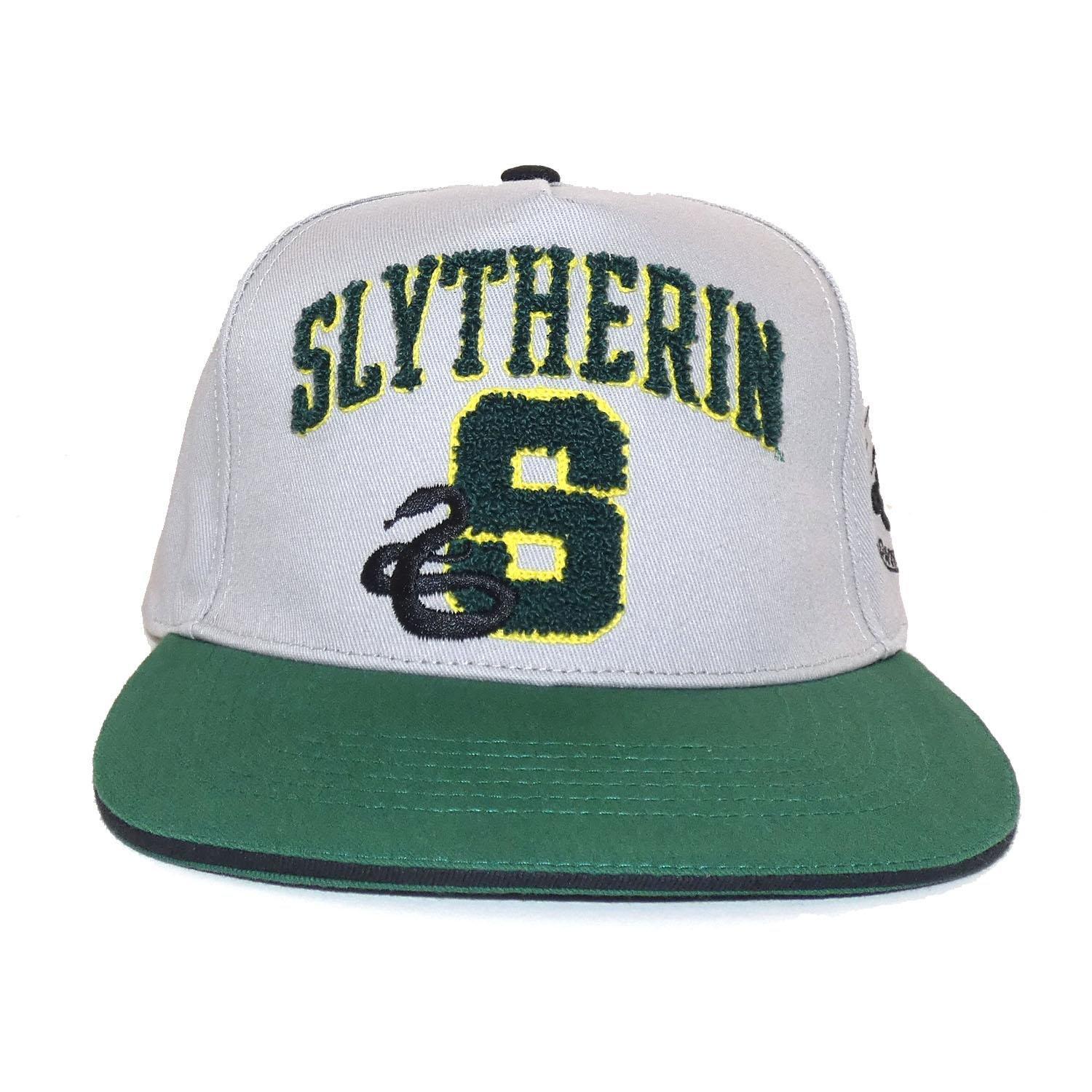 Image of Slytherin Snapback Mütze Polyester, Damen Grau ONE SIZE