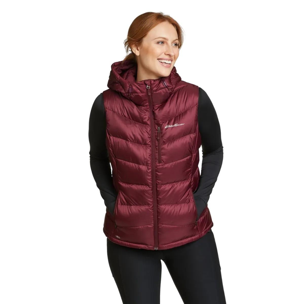 Image of Downlight 2 Weste Mit Kapuze Unisex Dunkelrot M