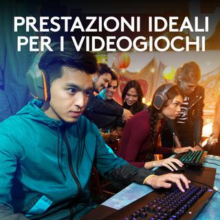 logitech G  213 Prodigy Tastiera Gaming Cablata, LIGHTSYNC RGB, Tasti Retroilluminati, Resistente agli Schizzi, Tasti Personalizzabili, Controlli Dedicati Multimediali, QWERTY US Layout, Nero 