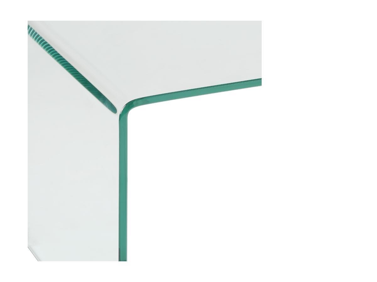 Vente-unique Comodino Vetro temperato curvo SUZANA  