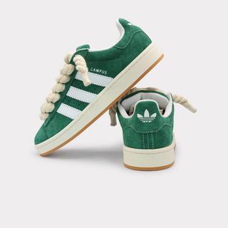 adidas  Campus 00s Dark Green White - Rope Lace Beige 