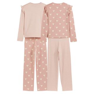 La Redoute Collections  2er-Pack Baumwoll-Pyjamas 