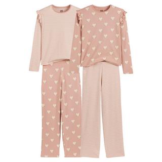 La Redoute Collections  2er-Pack Baumwoll-Pyjamas 