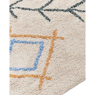 Beliani Tapis enfant en Coton Boho KUSKAN  