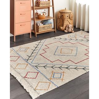 Beliani Tapis enfant en Coton Boho KUSKAN  