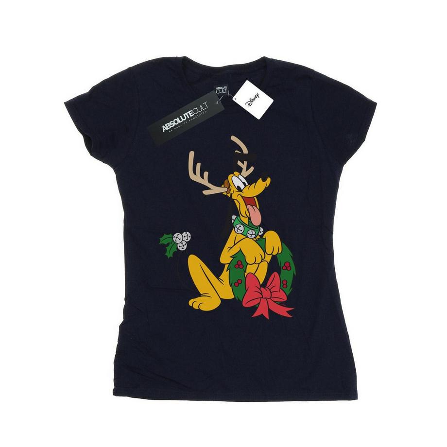 Disney Pluto Christmas Antlers T-Shirt  