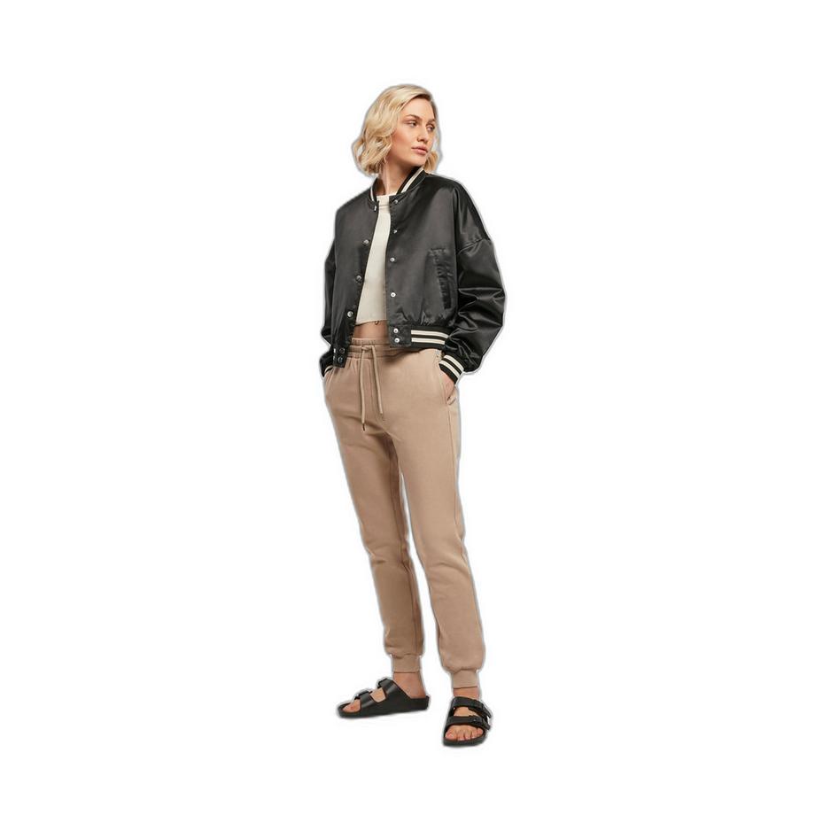 URBAN CLASSICS Satin Oversize College Kurzjacke  