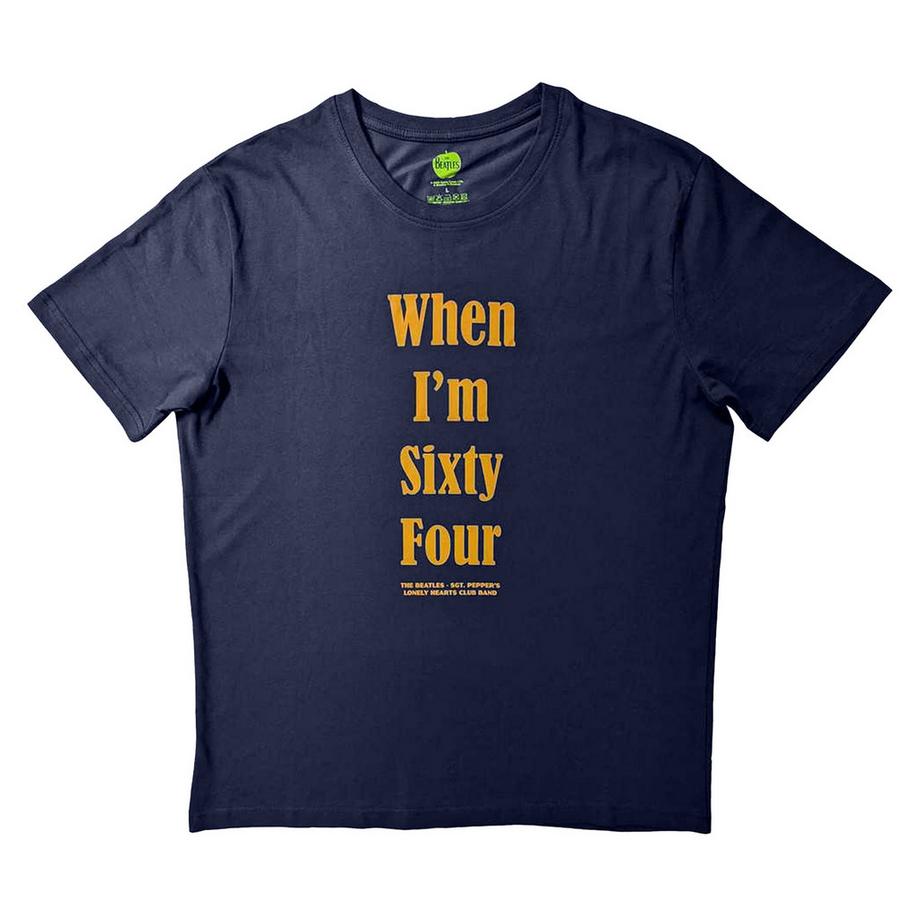When I´m Sixty Four Maglietta Stampa Posteriore