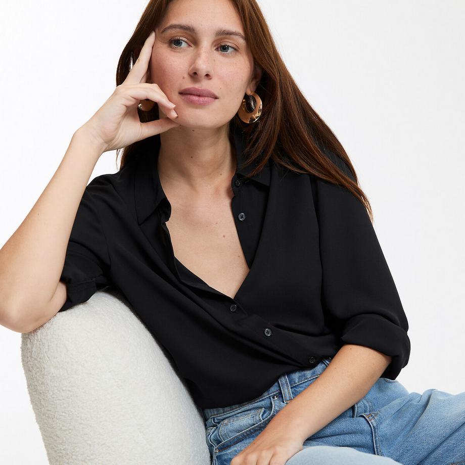 Bluse mit langen Ärmeln