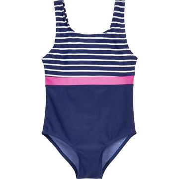 Einteiliger Badeanzug mit UV-Schutz für Mädchen  Stripes