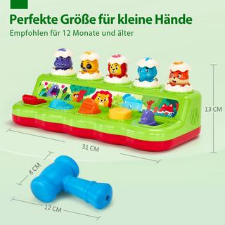 Activity-board  Pop up Babyspielzeug mit Musik und Licht - Kleinkinder, frühe Entwicklung Ursache und Wirkung Spielzeug 