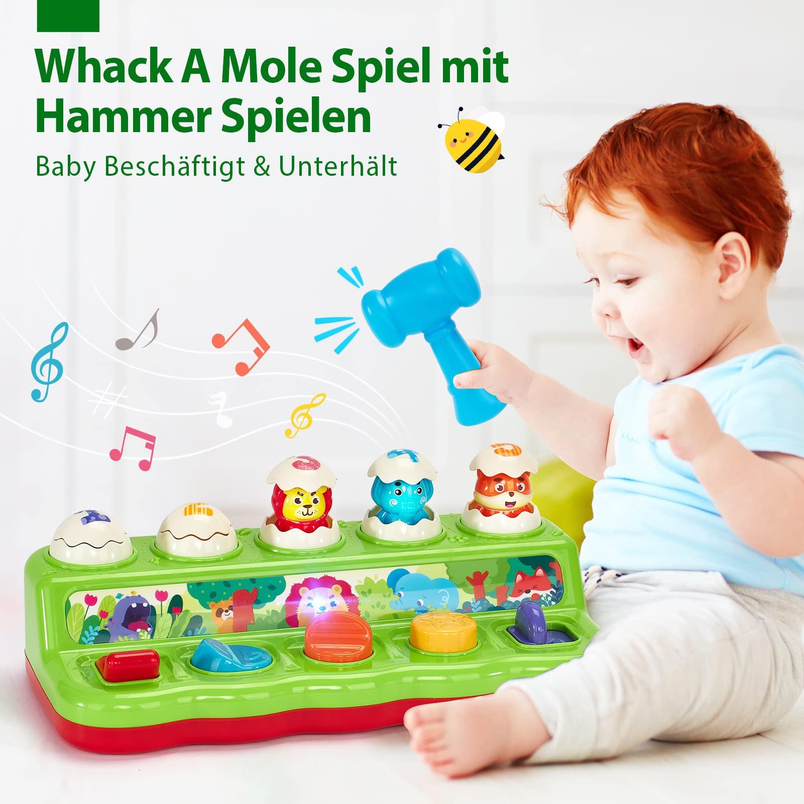 Activity-board  Pop up Babyspielzeug mit Musik und Licht - Kleinkinder, frühe Entwicklung Ursache und Wirkung Spielzeug 