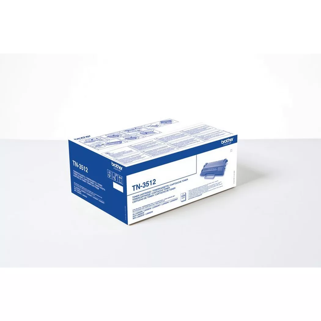 Brother – Toner schwarz TN-3512 HL-L6300DW 12’000 Seiten, Schwarz, One Size