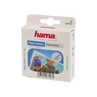 hama  Hama 00007107 angolo per foto 500 pz Trasparente, Bianco 