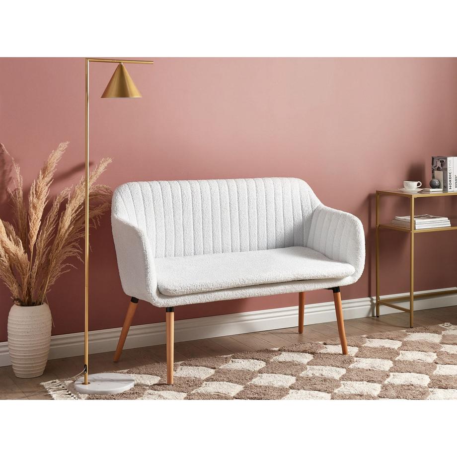 Beliani 2 Sitzer Sofa aus Bouclé  TABY  