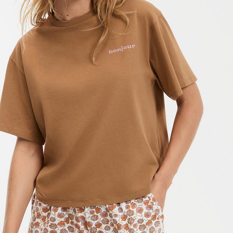 La Redoute Collections Pantaloncini Pigiama in Cotone con Stampa Floreale  