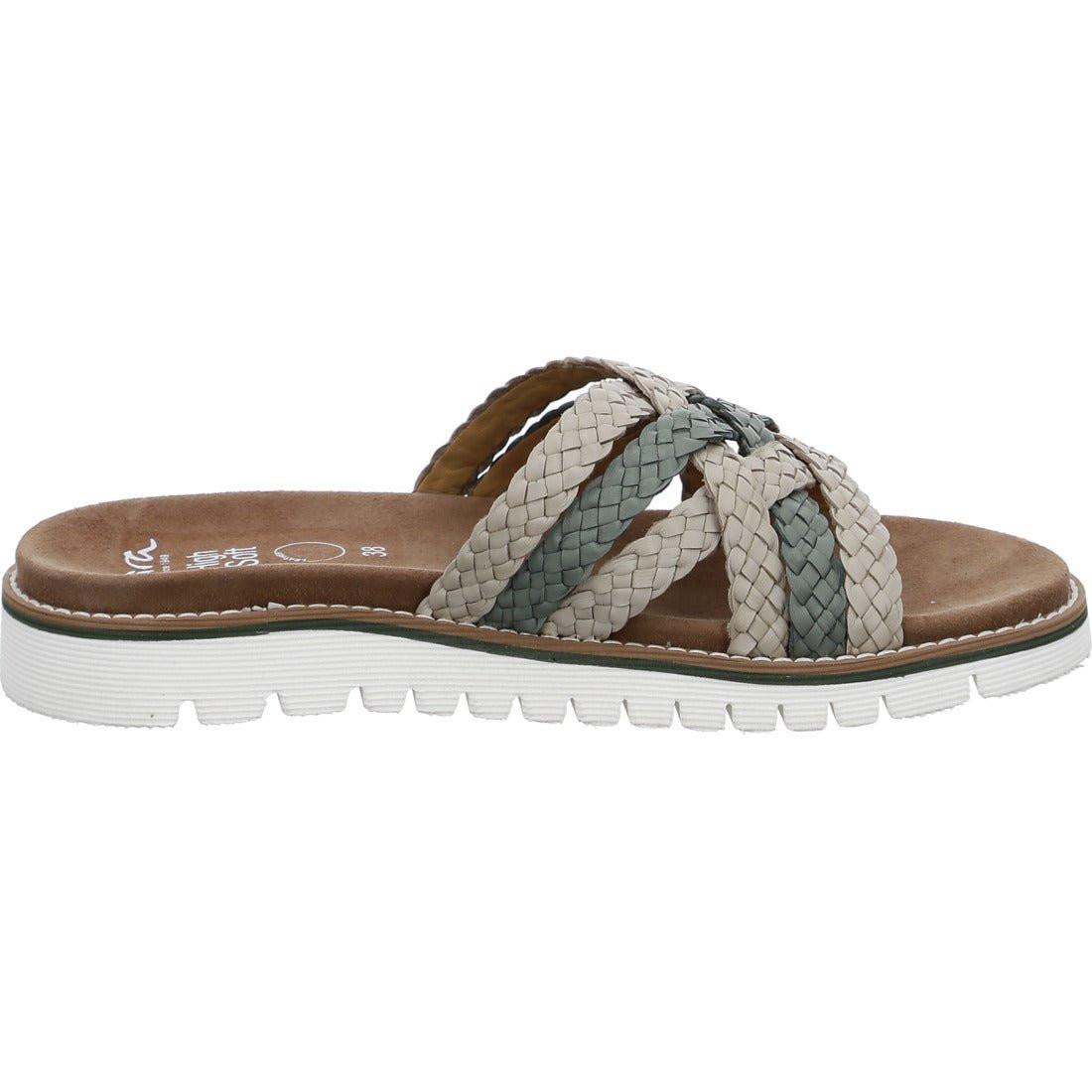 Image of Kent - Leder Sandale Damen Beige 39