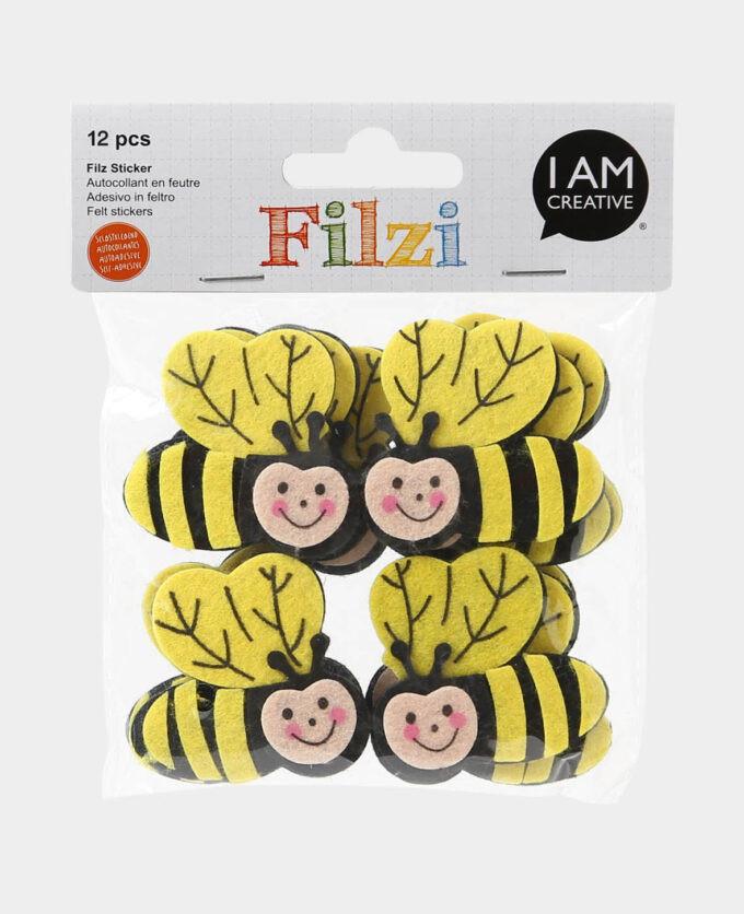 Image of FILZI Aufkleber für Kinder Gelb Bunt