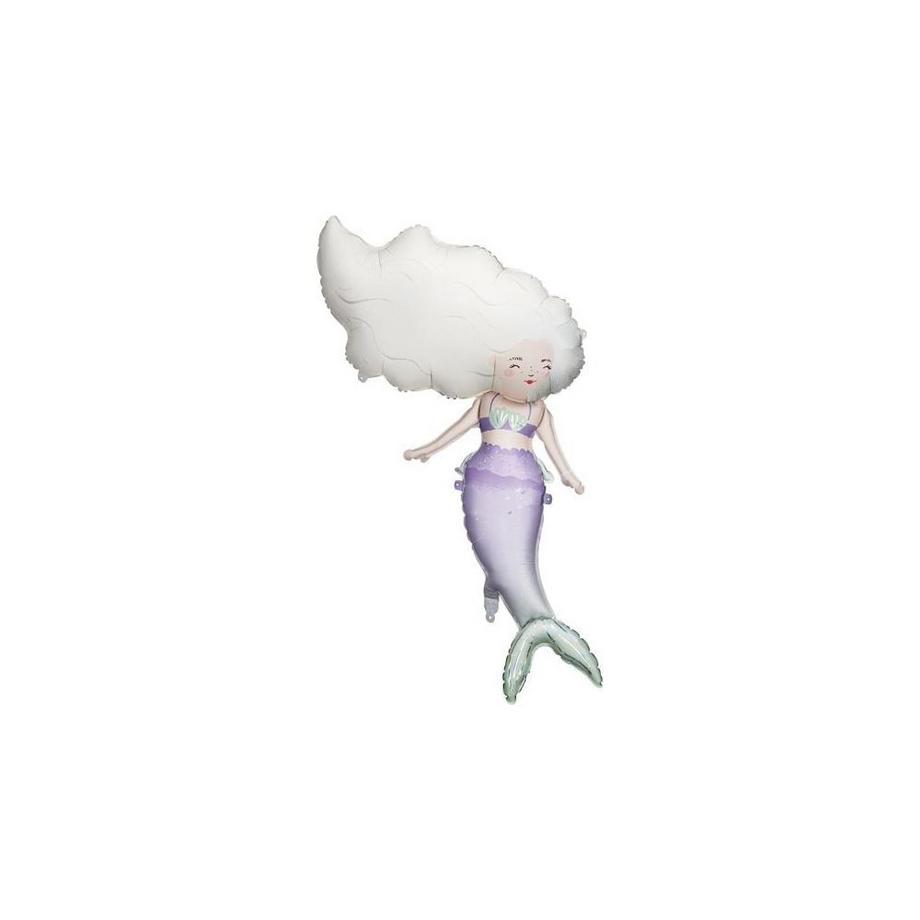 Ballon en folie sirène