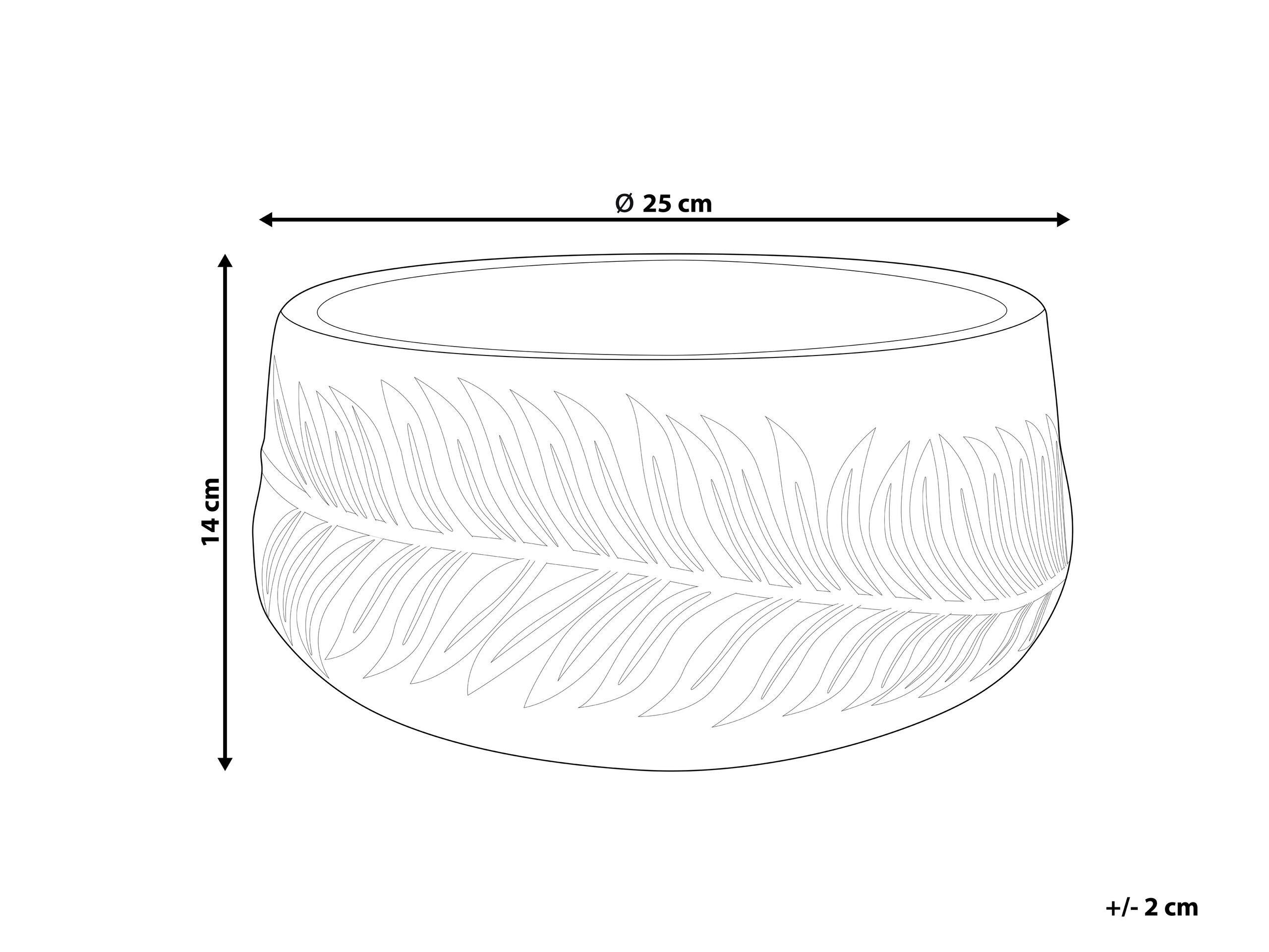 Beliani Cache-pot en Fibre d'argile Moderne FTERO  