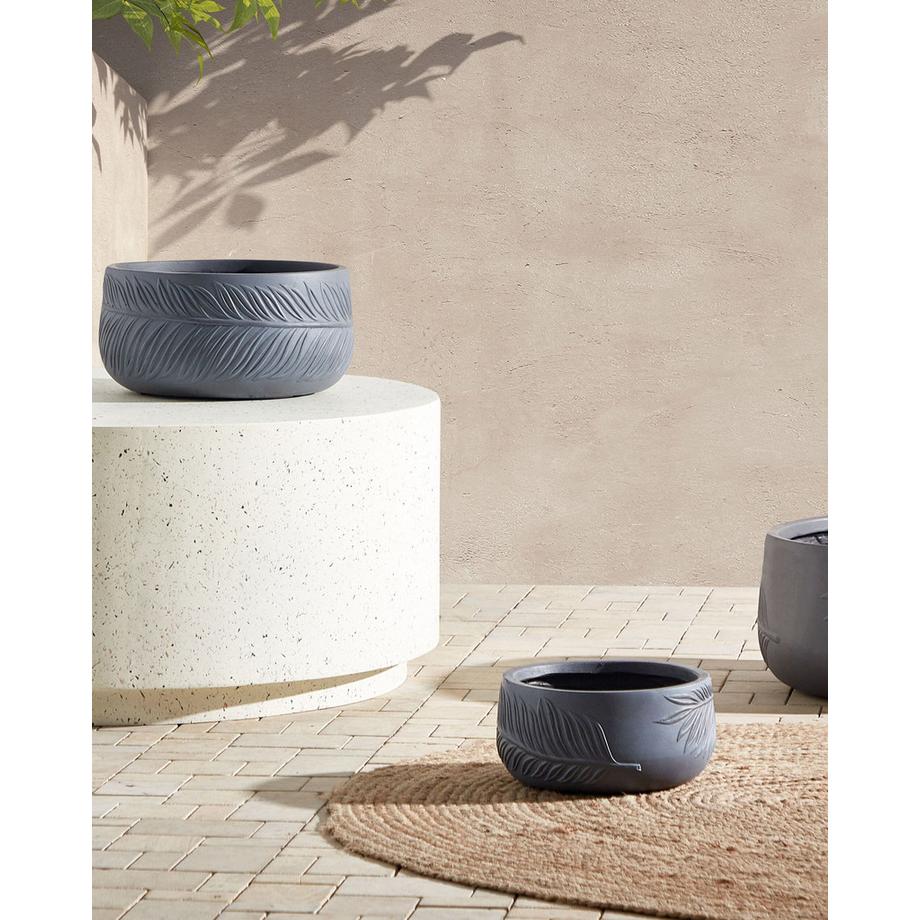 Beliani Vaso per piante en Fibra d'argilla  FTERO  