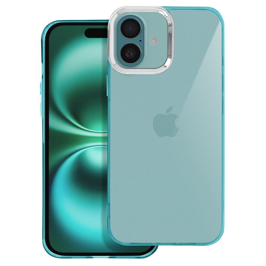 Avizar  Coque iPhone 16 Turquoise Translucide 