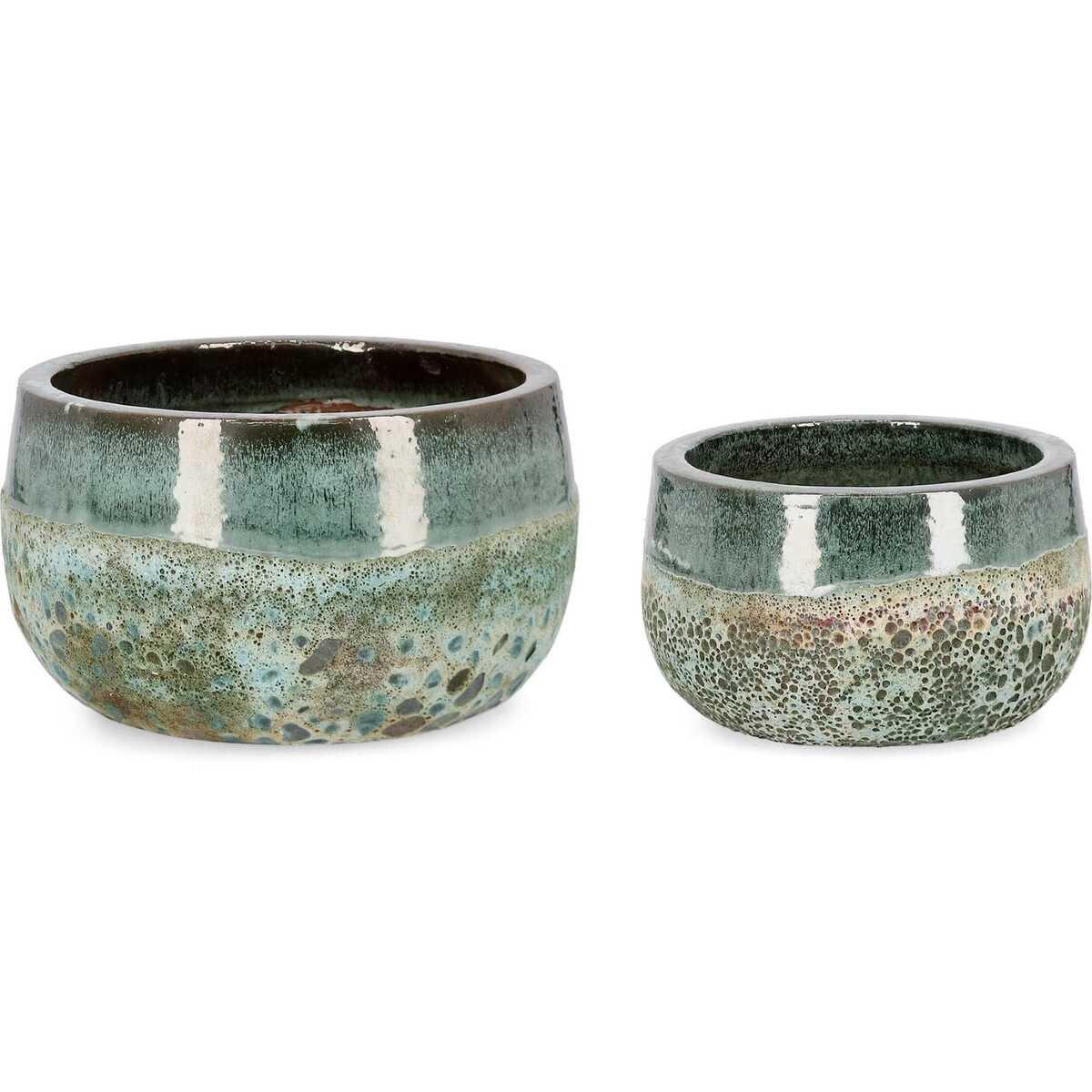 Image of Pflanzentopf Duyen jadegrün (2er-Set) Pflanzentopf Duyen jadegrün (2er-Set)