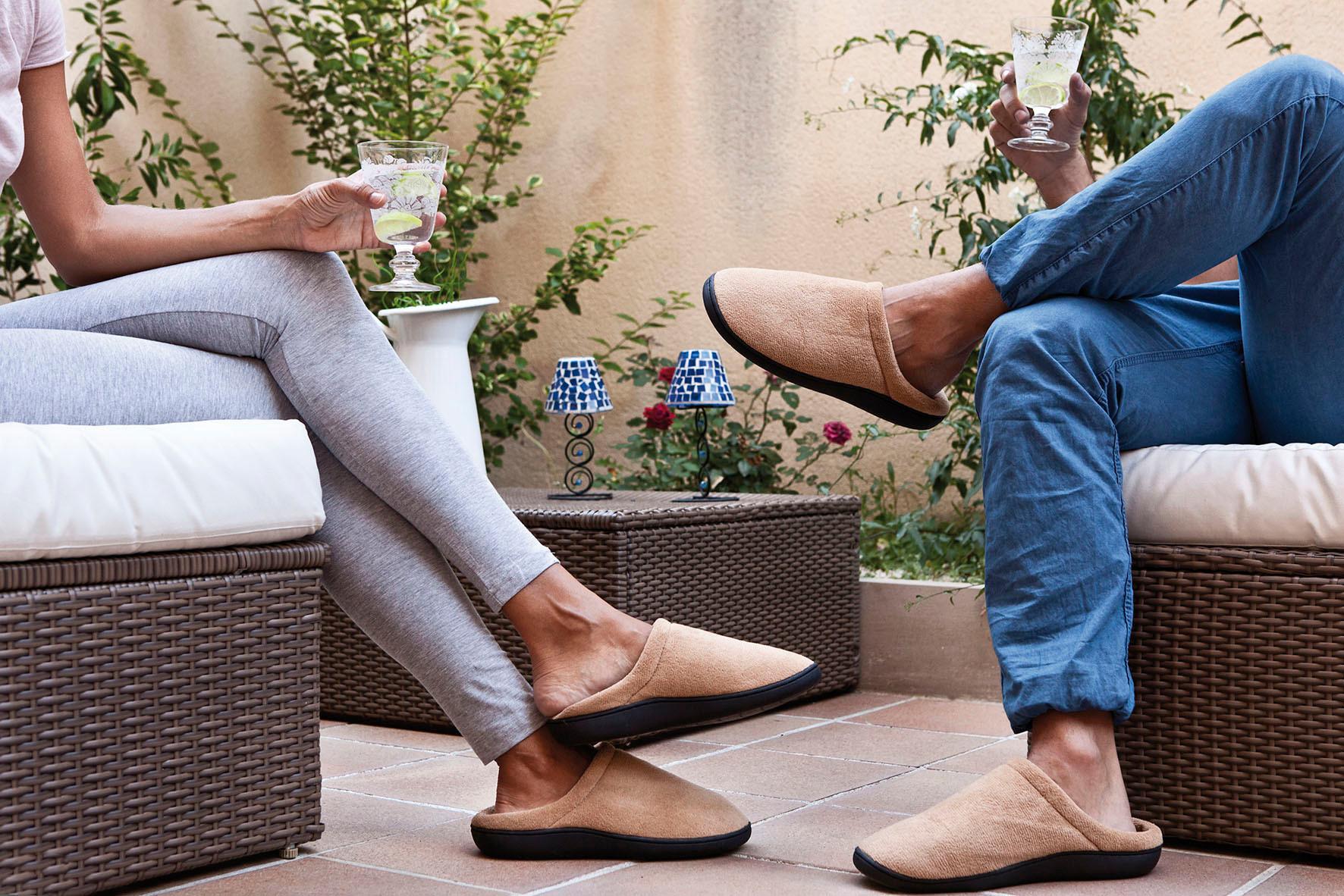 BEST DIRECT  Stepluxe Slippers - Slipper mit Gelkern 